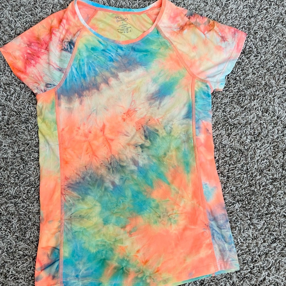Tie dye sports t-shirt